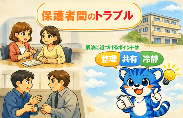 保護者間のトラブル：冷静に解決するためのポイント